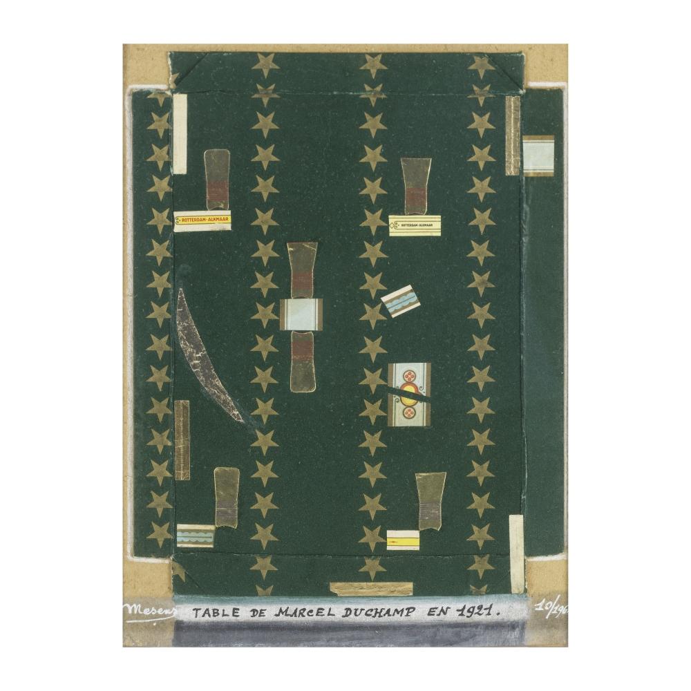  Table de Marcel Duchamp en 1921 
